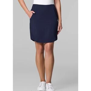 Coolibar Women's Pisa Travel Skort,‎ Navy size Small